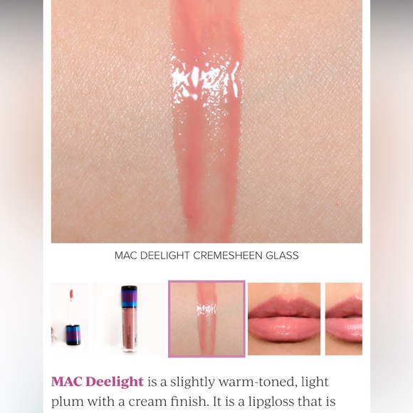 DEELIGHT MAC CREMESHEEN GLASS Limited Edition - Picture 6 of 13